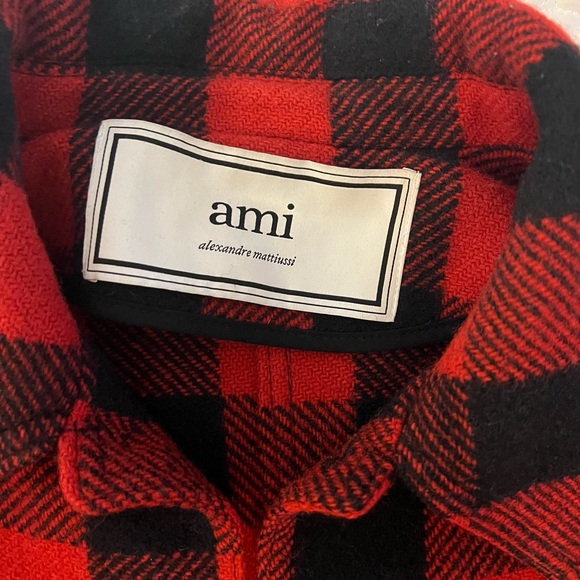 Ami wool buffalo check jacket - Picture 7 of 8